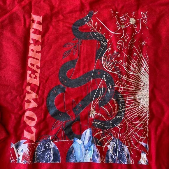 Low Earth Hoodie Red Large - Picture 5 of 5